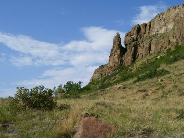 Basalt on North Table Mountain