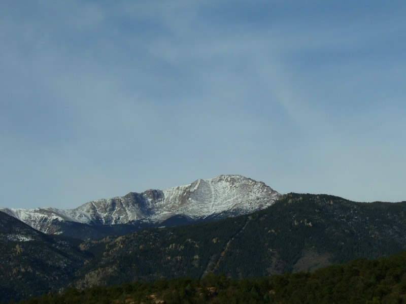 Pikes Peak from Garden of the Gods Park