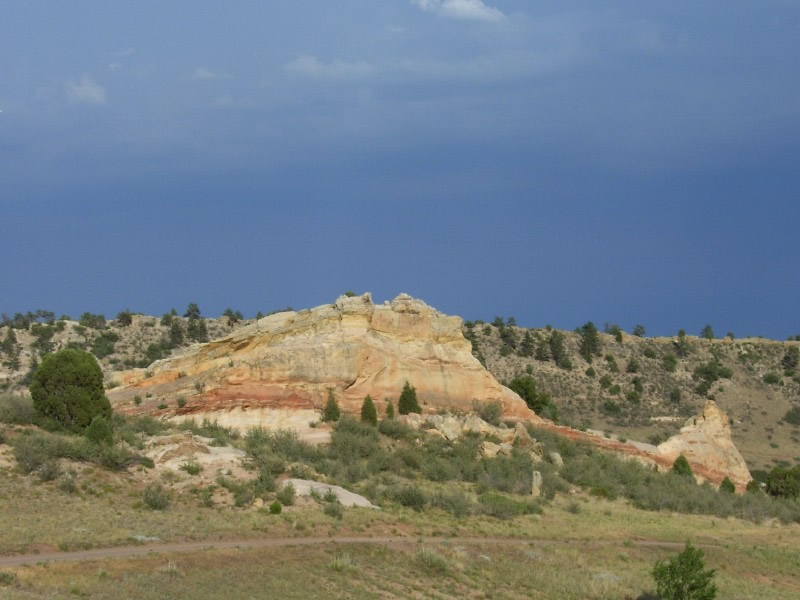 Lyons sandstone and the Dakota Hogback at Red Rocks Park