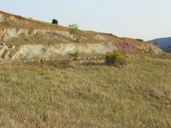 Ralston Creek Formation (160 - 150 M.Y.A.) - Interstate 70 roadcut through Dinosaur Ridge Ralston Creek Formation